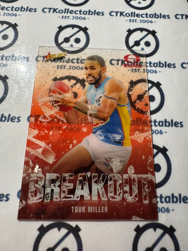 2025 AFL Footy Stars Breakout Touk Miller #B44 Suns