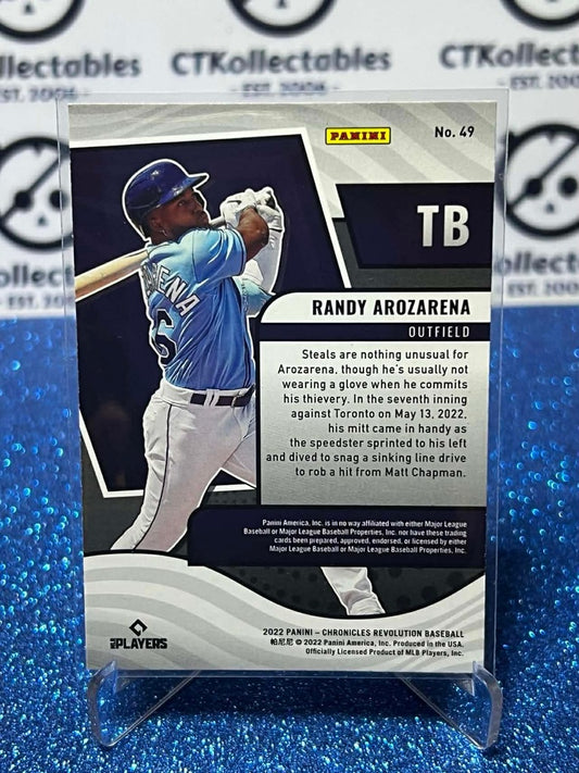 2022 Chronicles MLB Revolution #49 Randy Arozarena Base Tampa Bay