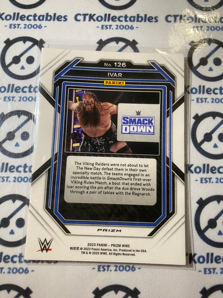 2023 WWE Panini Prizm IVAR Cracked Ice Prizm #126 Smack Down