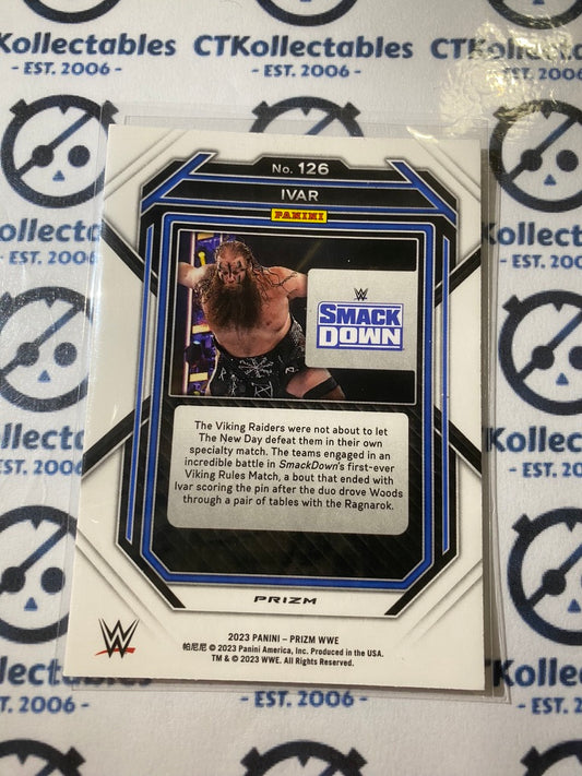 2023 WWE Panini Prizm IVAR Cracked Ice Prizm #126 Smack Down