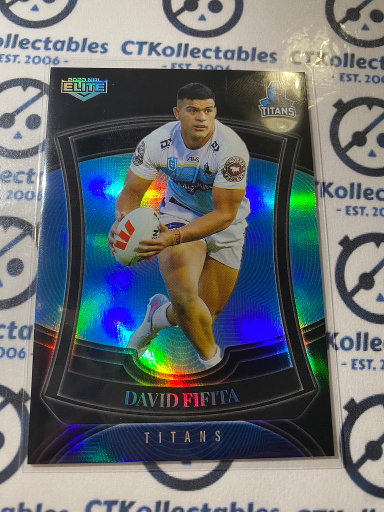 2023 NRL Elite Silver Parallel - David Fifita P050