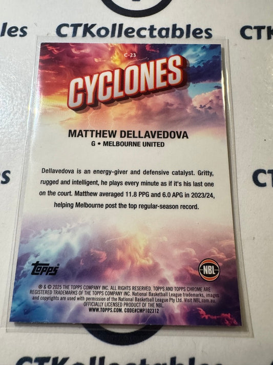 2024-25 Topps NBL Chrome MATTHEW DELLAVEDOVA Cyclones C-23