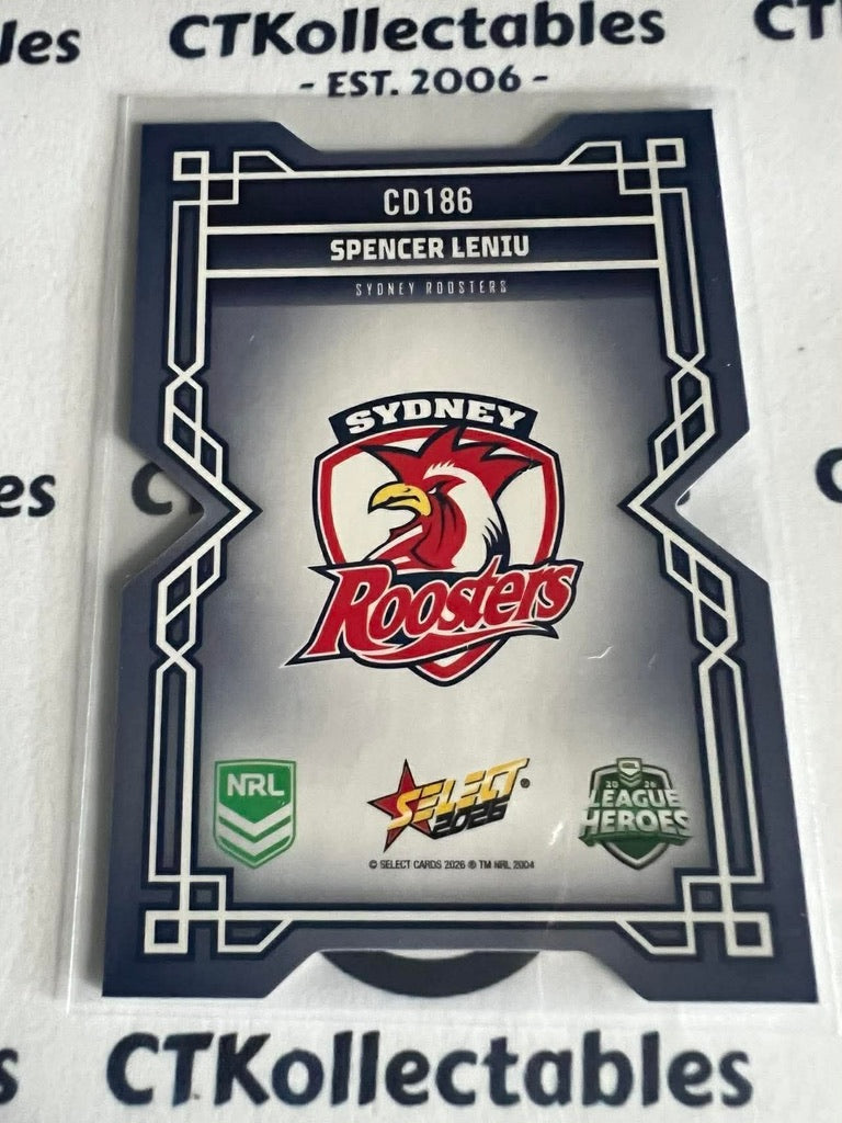 2026 Select NRL League Heroes Colours Diecut #CD186 Spencer Leiu Roosters