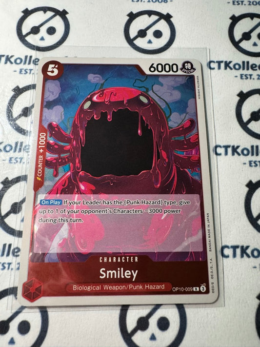 One Piece TCG Smiley FOIL Card OP10-009 R Royal Blood NM/M