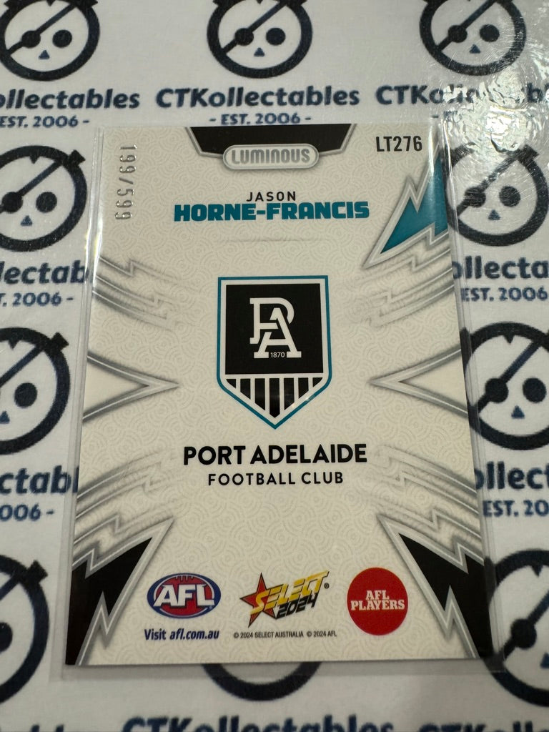 2024 AFL Footy Stars Thunderbolt LT276 Jason Horne-Francis #199/599 Power