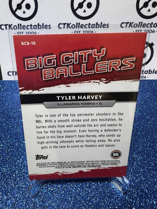 2023-24 Topps Chrome NBL Will Tyler Harvey Big City Ballers #BCB-10 Hawks