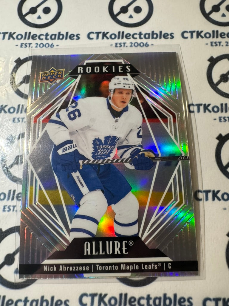 2022-23 Upper Deck Allure Rookies - #122 Nick Abruzzese Rookies Leafs