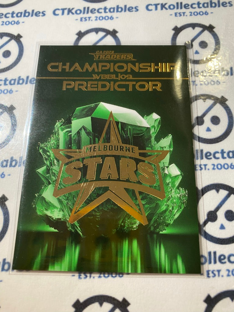 2023/24 TLA Cricket Traders Melbourne Stars WBBL Predictor #077/173 CP05