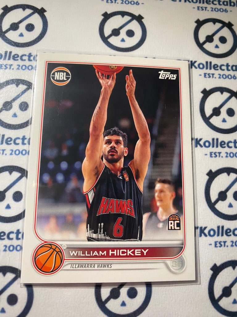 2022-23 Topps NBL Rookie Card - William Hickey #34 RC