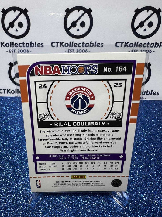 2024-25 Panini NBA HAUNTED HOOPS Orange Pumpkin #164 Bilal Coulibaly Washington
