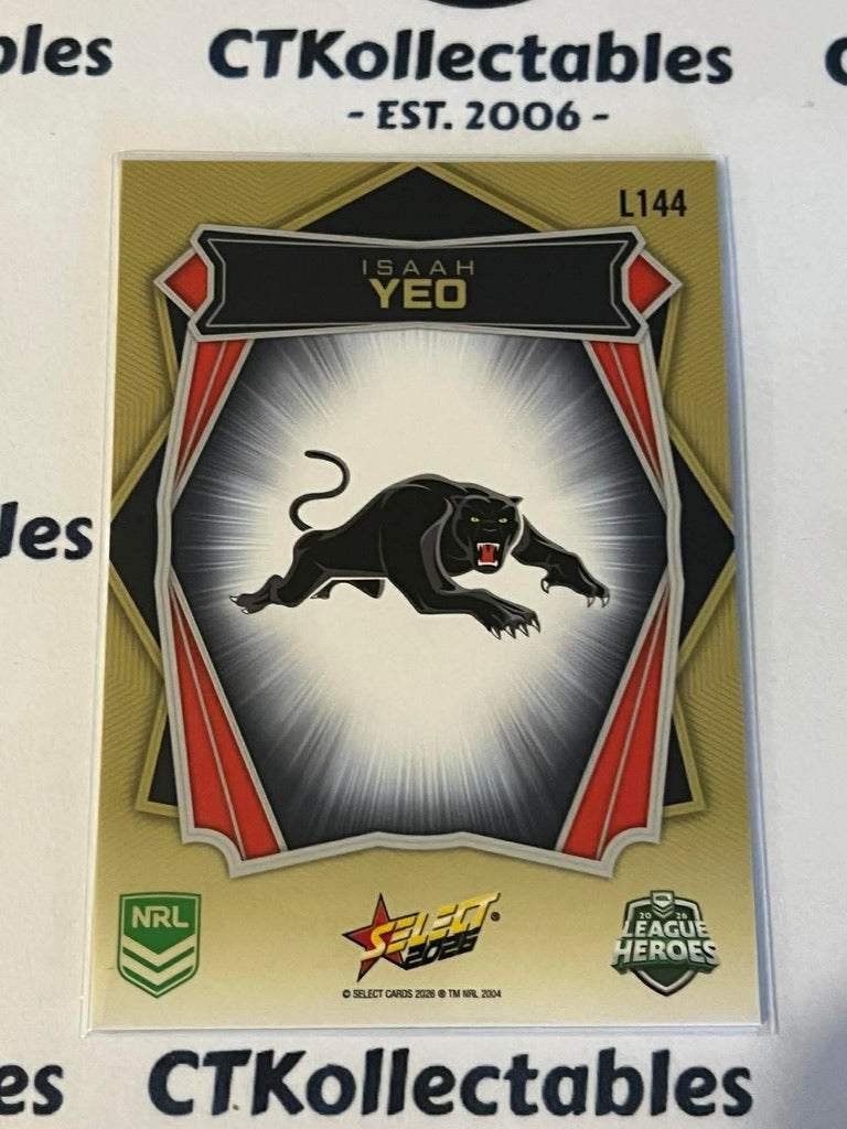 2026 Select NRL League Heroes Luminous Base #L144 Isaah Yeo Panthers
