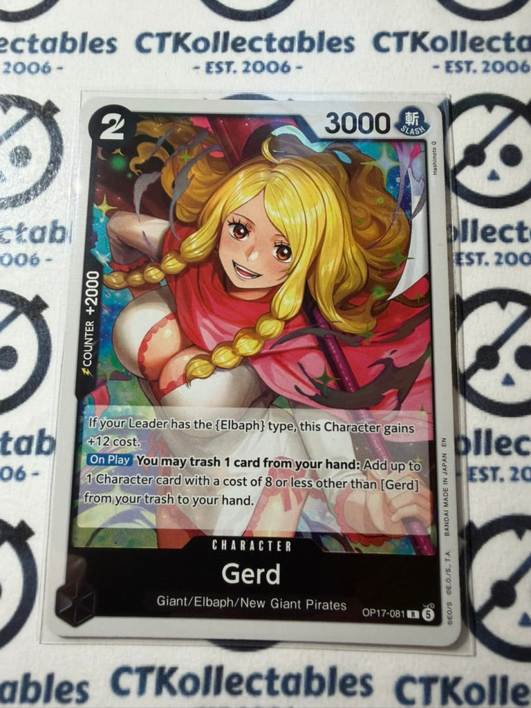 Gerd R FOIL OP17-081 One Piece The World's Strongest Warriors ENG