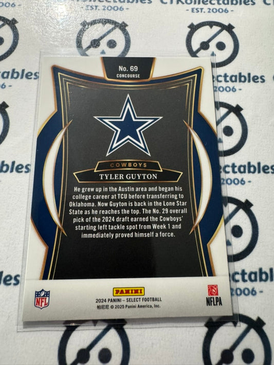 2024 NFL Select #69 Tyler Guyton Dallas Cowboys Rookie Concourse RC