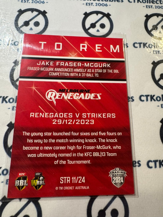 24/25 TLA Cricket Traders Jake Fraser-Mcgurk Season To Remember #STR11/24
