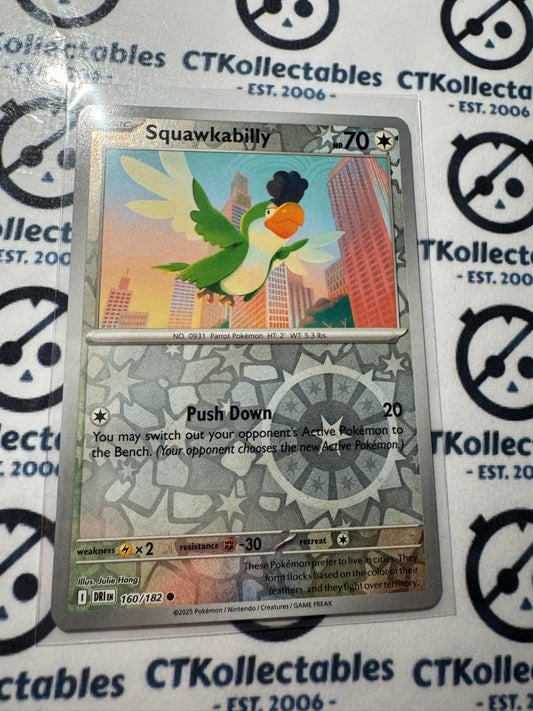 Squawkabilly Scarlet & Violet Destined Rivals #160/182 Reverse Holo