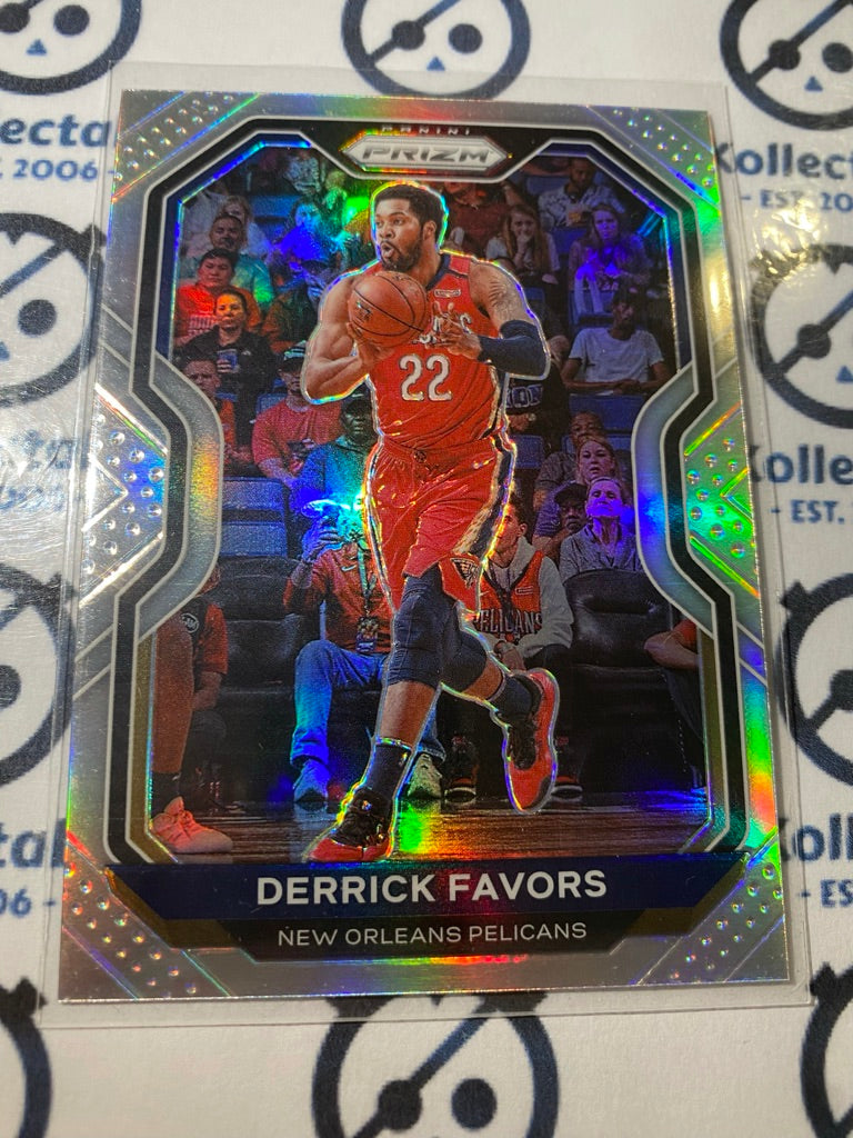 2020-21 Panini NBA Prizm Derrick Favors Silver Prizm #133 Pelicans
