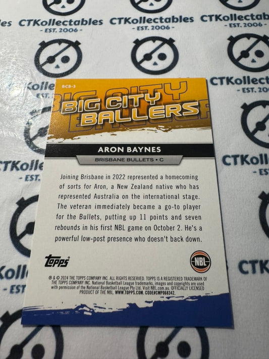 2023-24 Topps NBL Aron Baynes Big City Ballers #BCB-3 Bullets