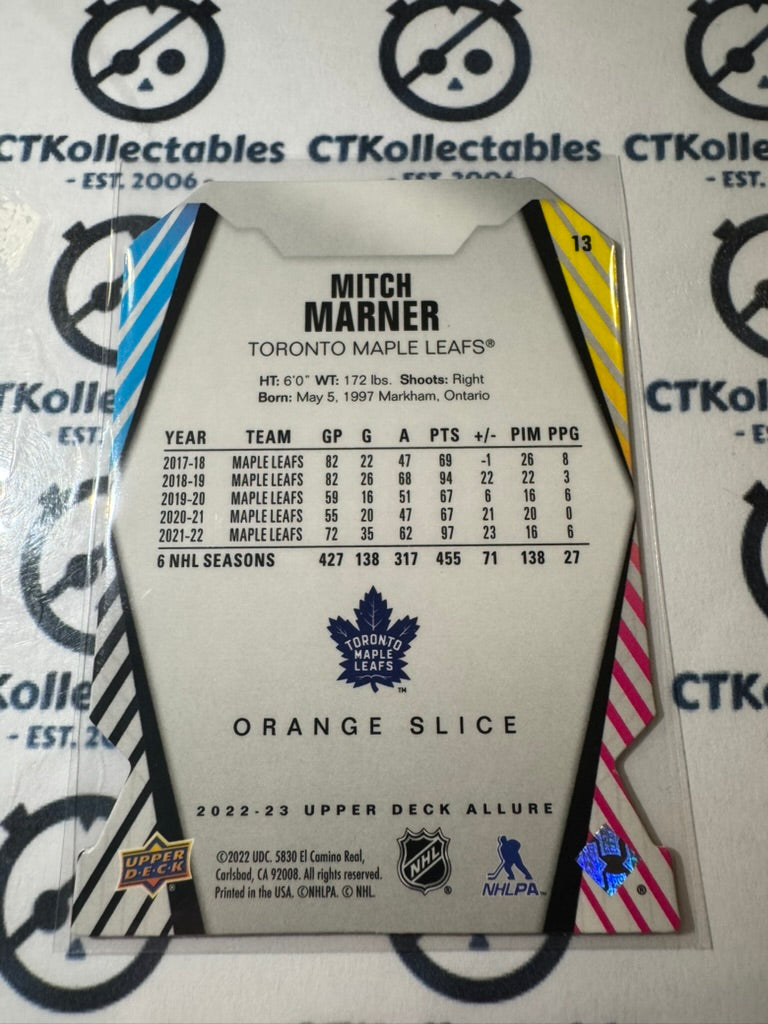 2022-23 Upper Deck Allure Rookies - #13 Mitch Marner Orange Slice Leafs