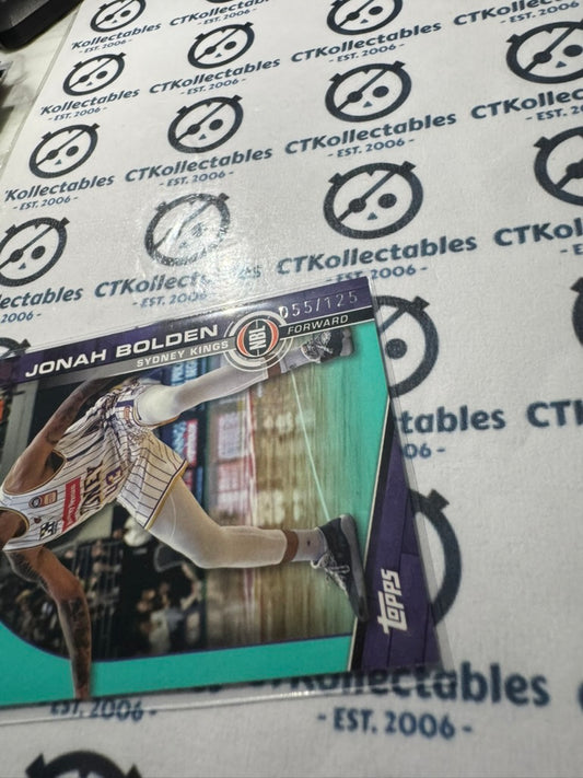 2023-24 Topps NBL Jonah Bolden Aqua Parallel #055/125 Kings