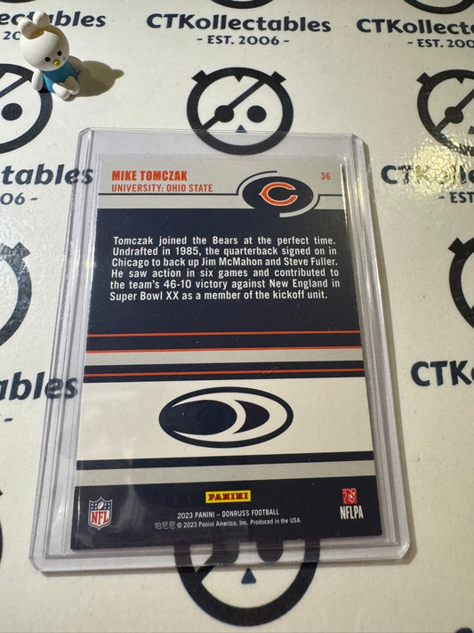 2023 NFL Panini Donruss Mike Tomczak 'Retro 2003' #36 Bears