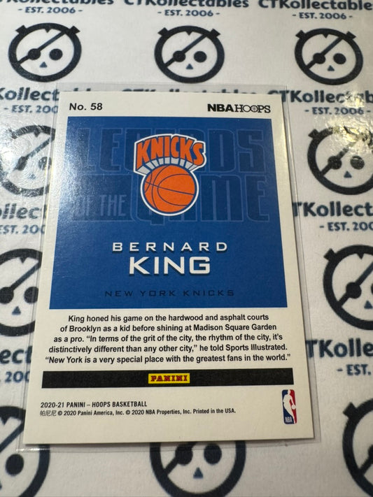 2020-21 NBA Panini Hoops Bernard King Legends of the game 108/699 #58 Knicks