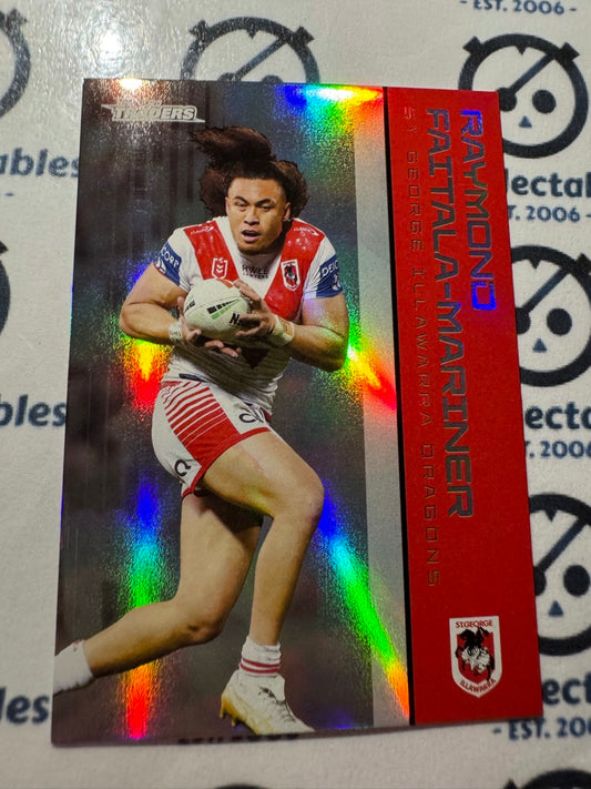 2025 NRL Traders Silver Parallel PS 120 RAYMOND FAITALA-MARINER DRAGONS