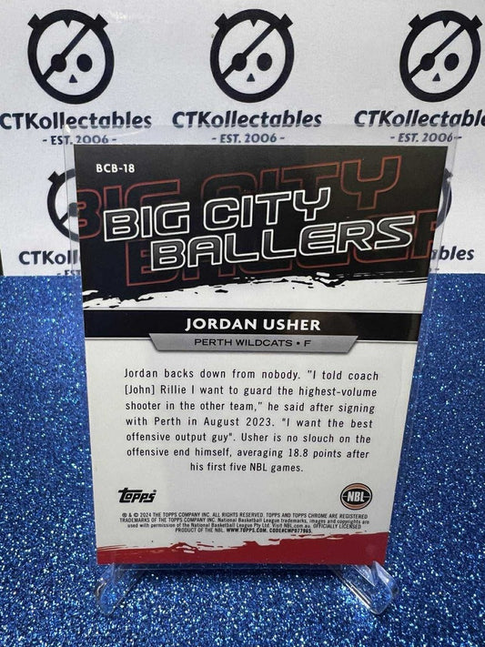 2023-24 Topps Chrome NBL Will Jordan Usher Big City Ballers #BCB-18 Wildcats