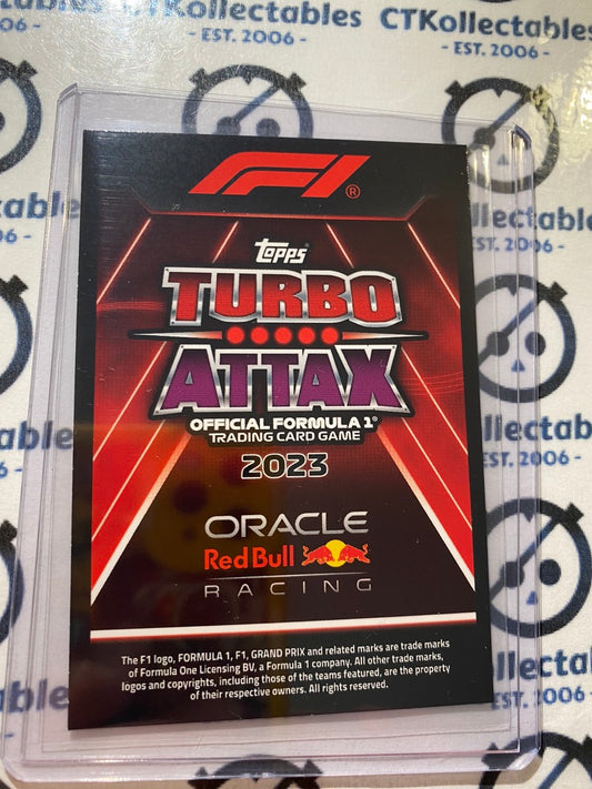 2023 Topps Turbo Attax F1 -Foil Max Verstappen (2022 Topps Awards) #305 Red Bull