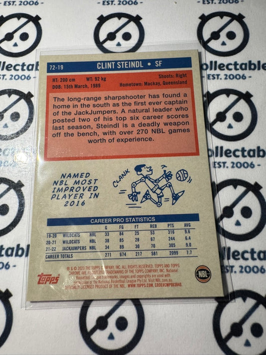 2022-23 Topps NBL Chrome Clint Steindl "1972 Topps " #72-19 Jackjumpers