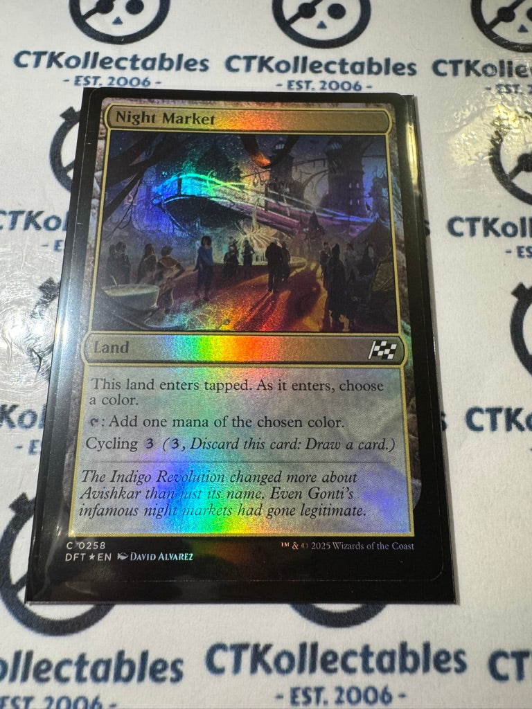 2025 Magic The Gathering AETHERDRIFT Night Market # C 0258 Foil