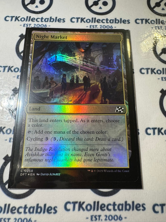 2025 Magic The Gathering AETHERDRIFT Night Market # C 0258 Foil