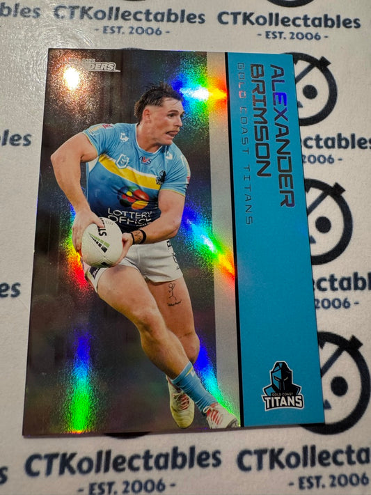 2025 NRL Traders Silver Parallel PS 047 ALEXANDER BRIMSON TITANS