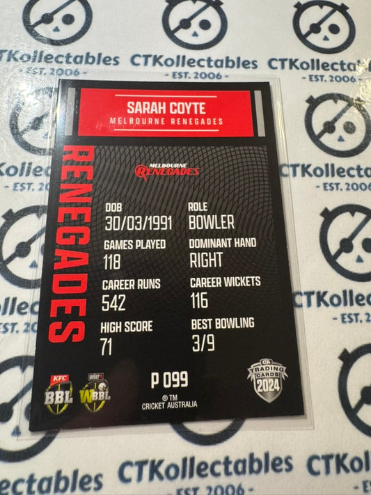 2024/25 TLA Cricket Traders Parallel Special P 099 Sarah Coyte