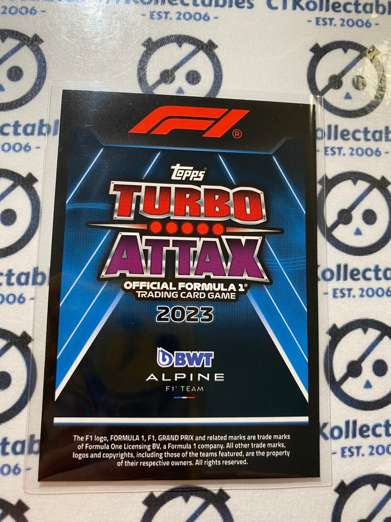 2023 Topps Turbo Attax F1 -Foil Pierre Gasly Superstar #279 Alpine