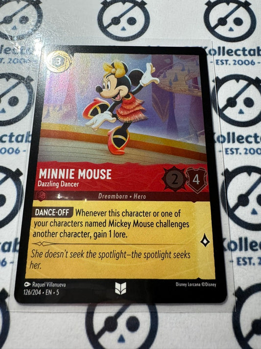 2024 Disney Lorcana Shimmering Skies COLD FOIL 126/204 Minnie Mouse