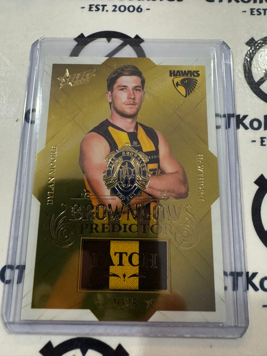 2025 AFL Footy Stars Dylan Moore Brownlow Gold Patch Predictor #BPP47 #001/220