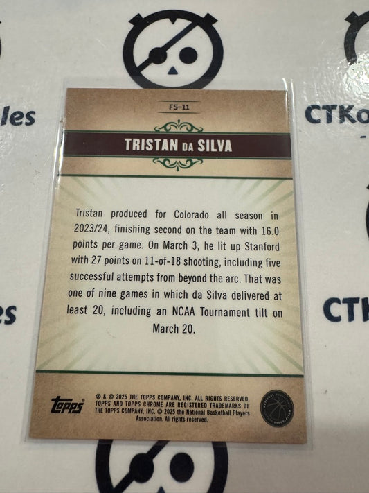 2024/25 Topps NBA Chrome Tristan Da Silva Fresh Start #FS-11 Magic