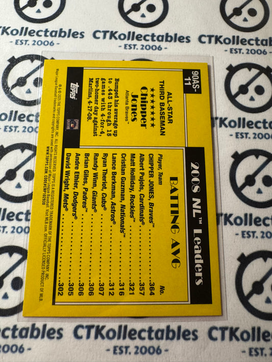 2025 Topps Series 2 Baseball Chipper Jones 35th Anniversary #90AS-11 Braves