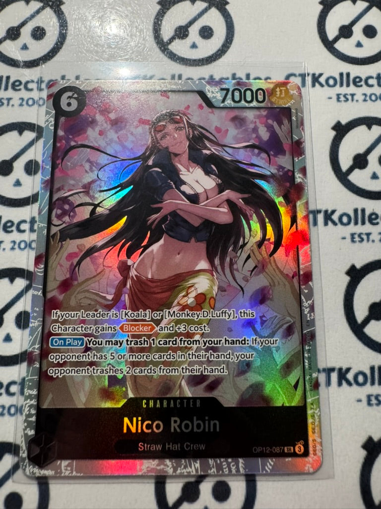 One Piece : Legacy of the Master FOIL OP12-087 Nico Robin — SR