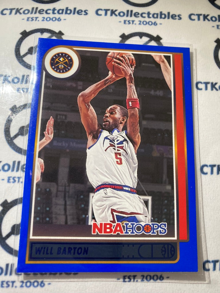 2022/23 Panini NBA Hoops Will Barton Blue #31 Nuggets