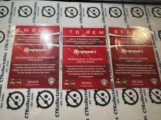 24/25 TLA Cricket Traders Melbourne Renegades Set Season To Remember