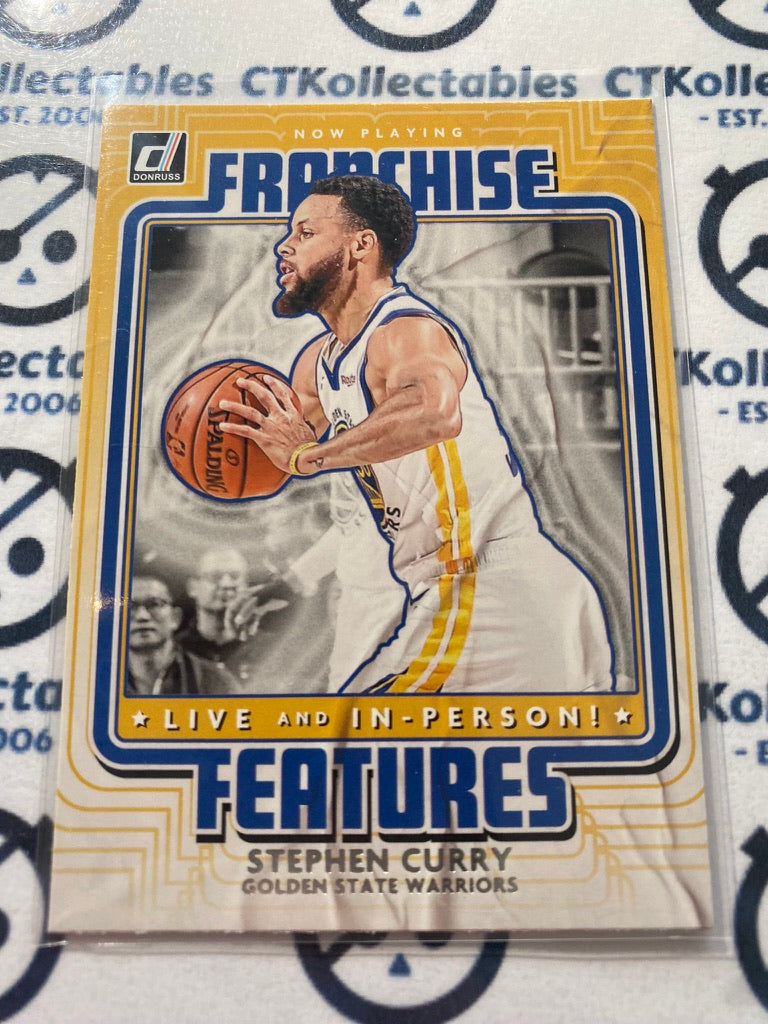 2020-21 NBA Donruss Stephen Curry Franchise Favorites #10 Warriors