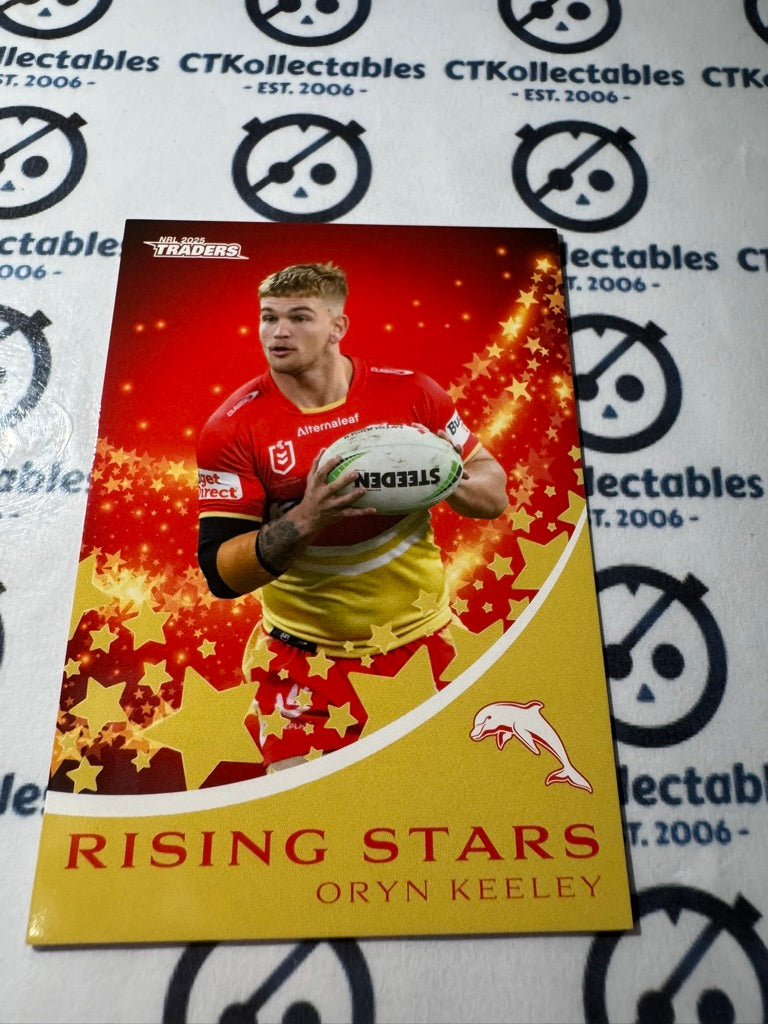 2025 NRL Traders Rising Stars RS 14 / 51 DOLPHINS ORYN KEELEY