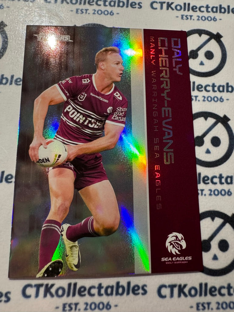 2025 NRL Traders Silver Parallel PS 057 DALY CHERRY-EVANS SEA EAGLES