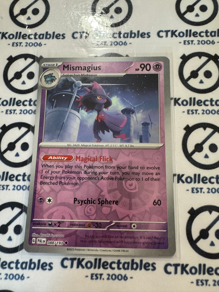 Mismagius Reverse Holo #088/193 Scarlet & Violet Paldea Evolved Pokemon Card