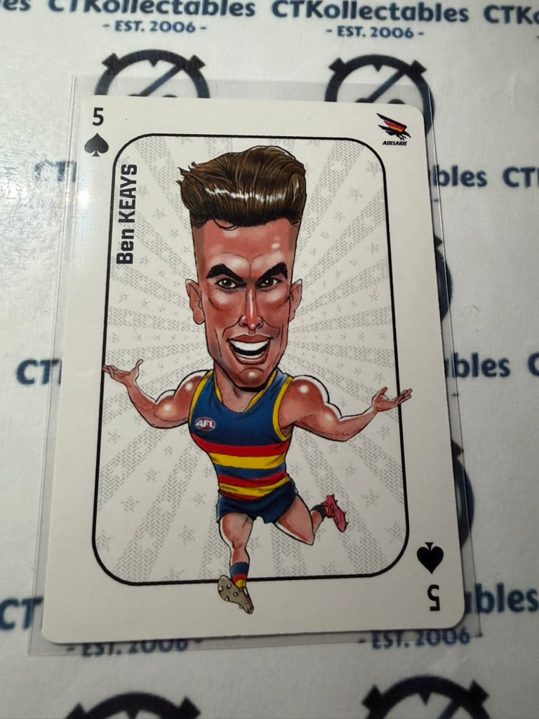 2026 Teamcoach AFL Wildcard Playing Cards Ben Keays Crows
