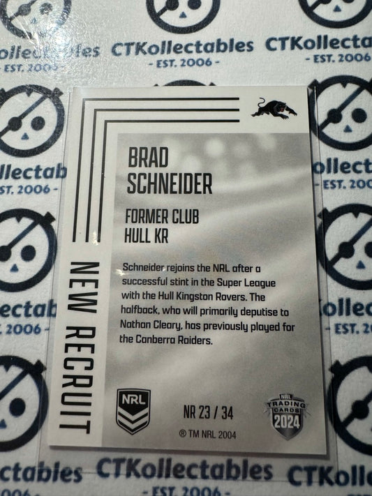 2024 NRL TLA Elite New Recruit - Brad Schneider NR23 Storm