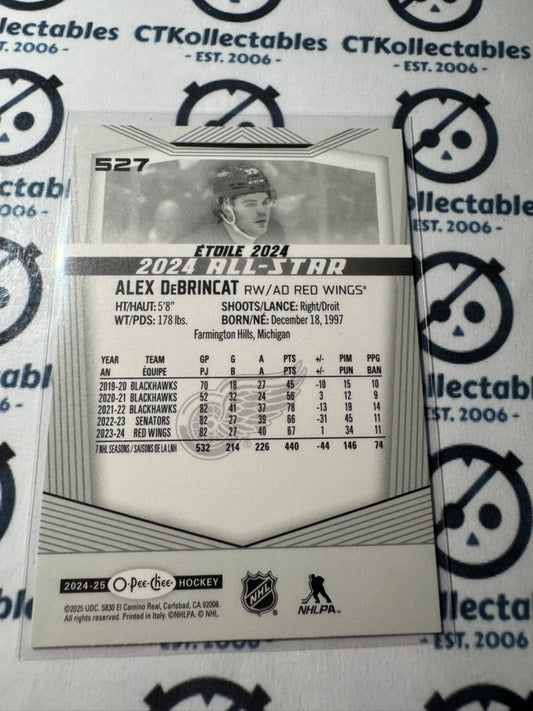 2024-25 O-Pee-Chee Hockey ALL STAR #527 Alex DeBrincat Detroit Red Wings