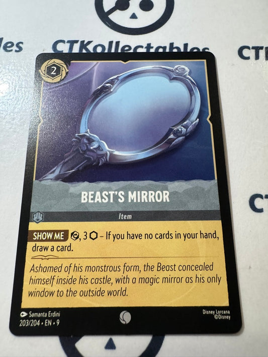 Disney Lorcana Fabled NON-FOIL  203/204	Beast's Mirror C