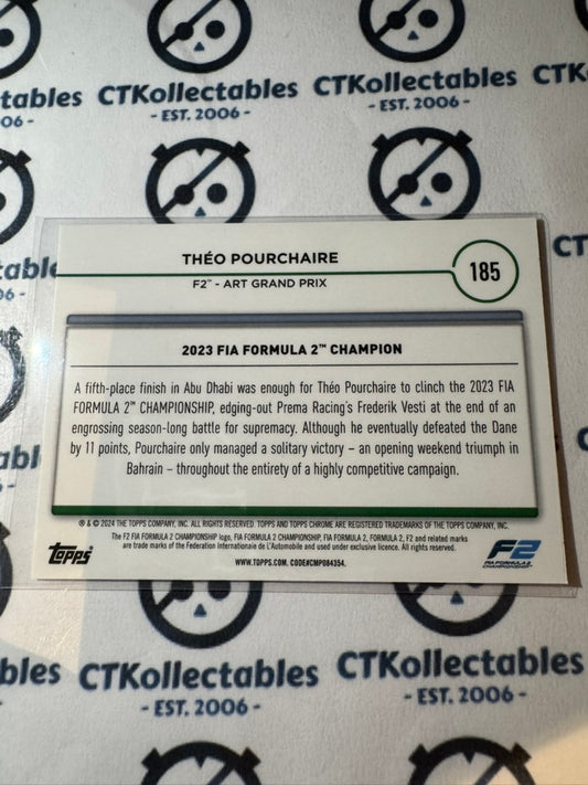 2024 Topps Chrome F1 Theo Pourchaire F2 champion "Award Winners" #185
